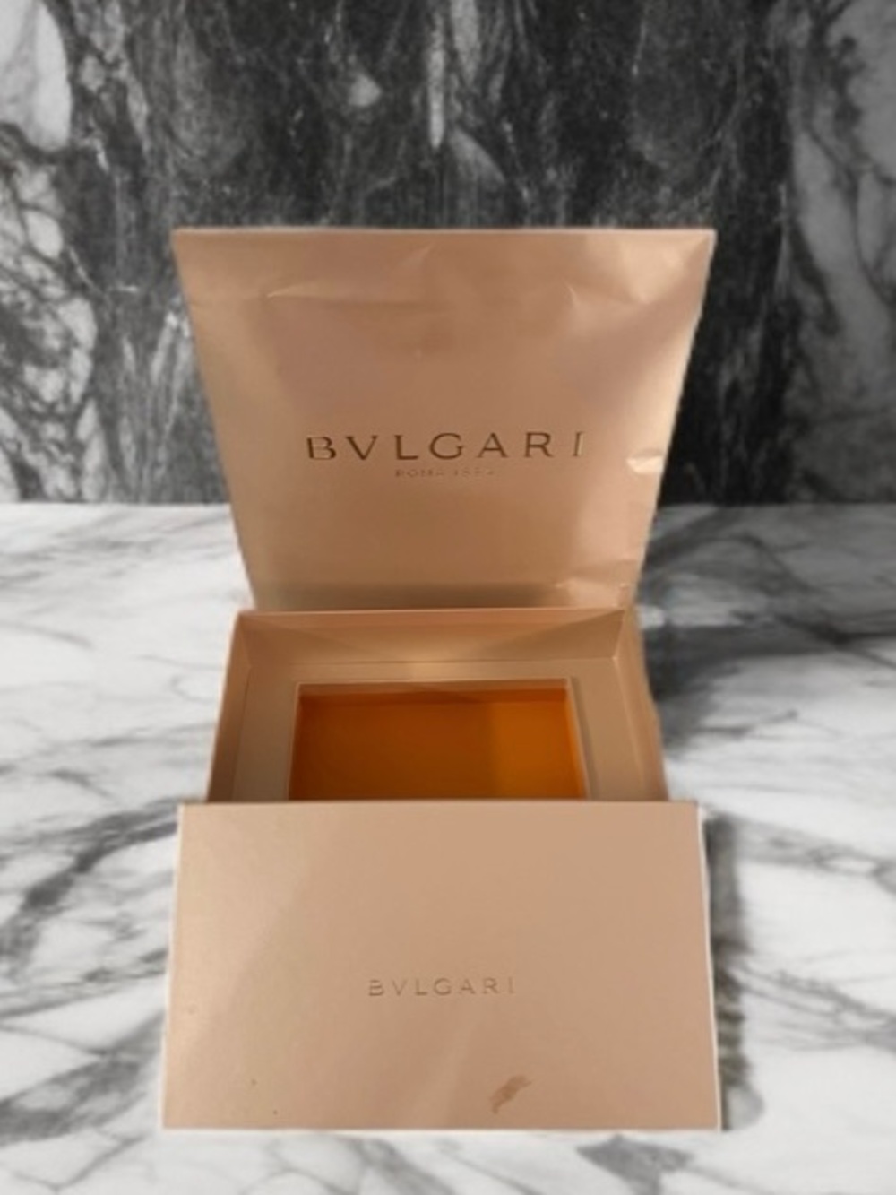 Bulgari Skincare Set - Gold and Orange Elegance